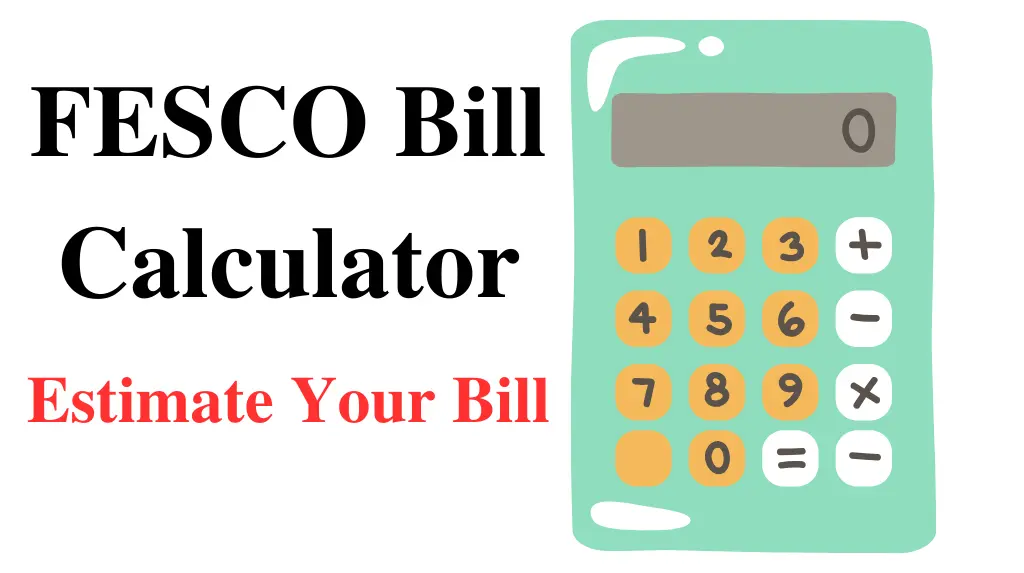 FESCO Bill Calculator